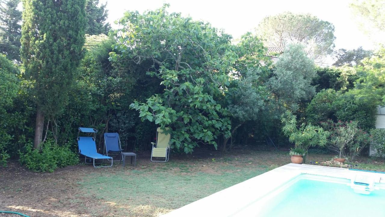 Studio Charmant Et Calme Villeneuve Les Avignon Entree Et Cour Independantes Climatisation Piscine Parking Esterno foto